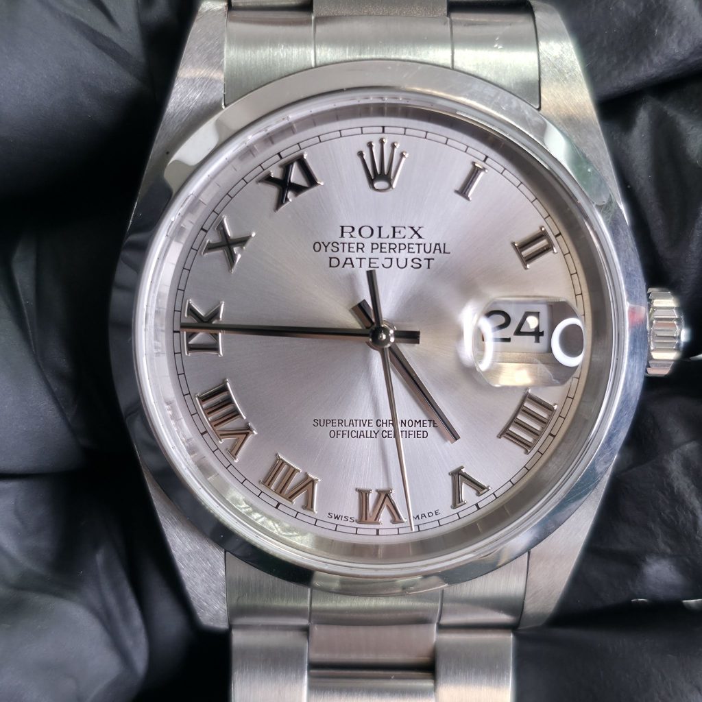 ROLEX デイトジャスト 16200 シルバーローマ 2003