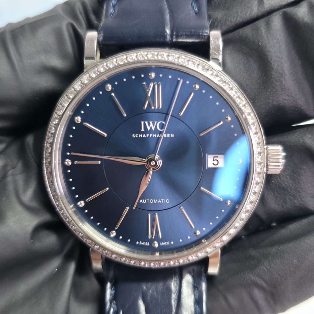 IWC ポートフィノ IW458111 2019 ブルー×ダイヤ