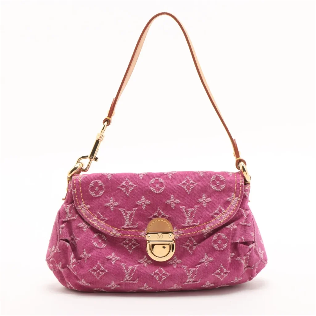 LV モノグラムデニム ミニプリーティ M95216 高価買取いたしました