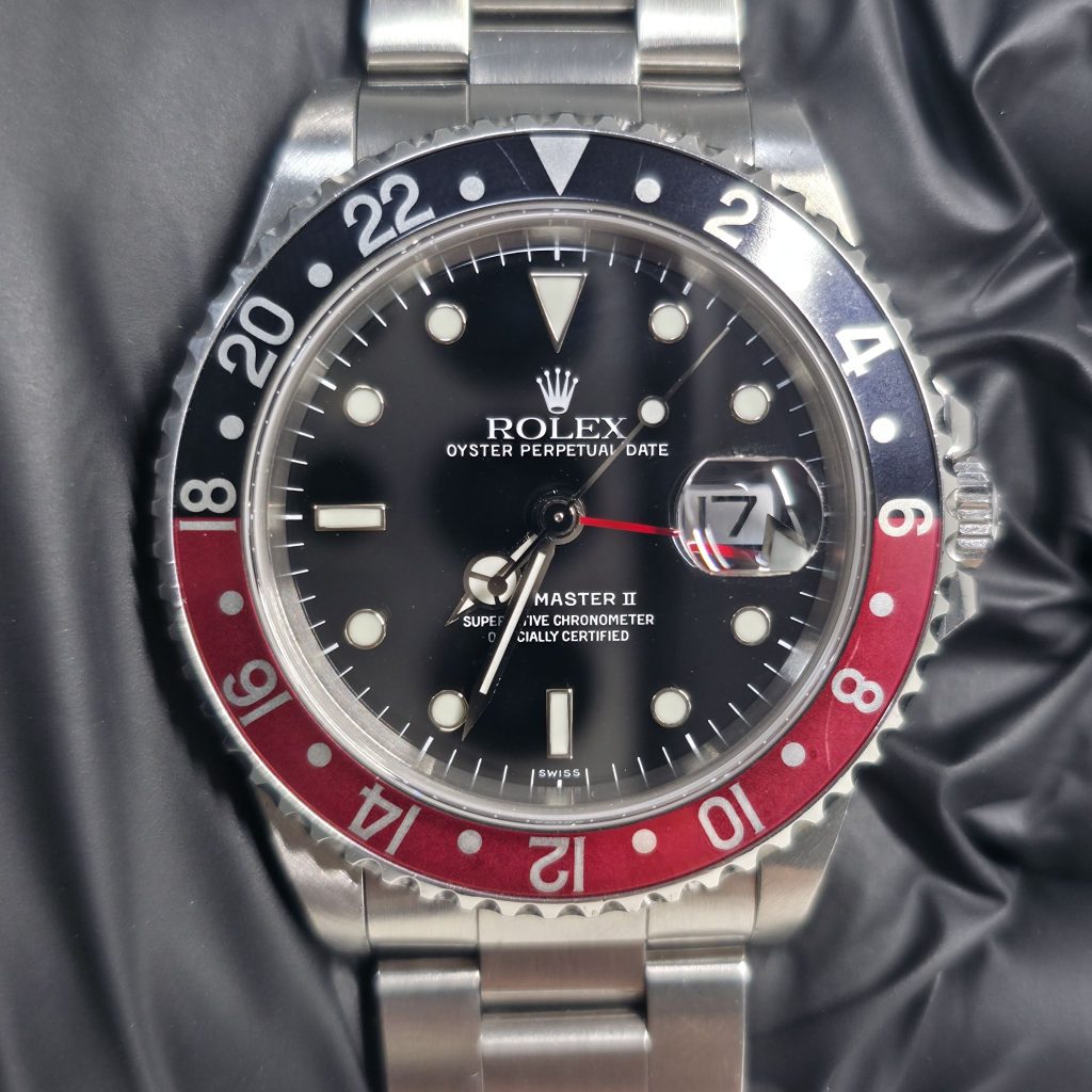 ROLEX GMTマスターⅡ 16710 A番 高価買取いたしました