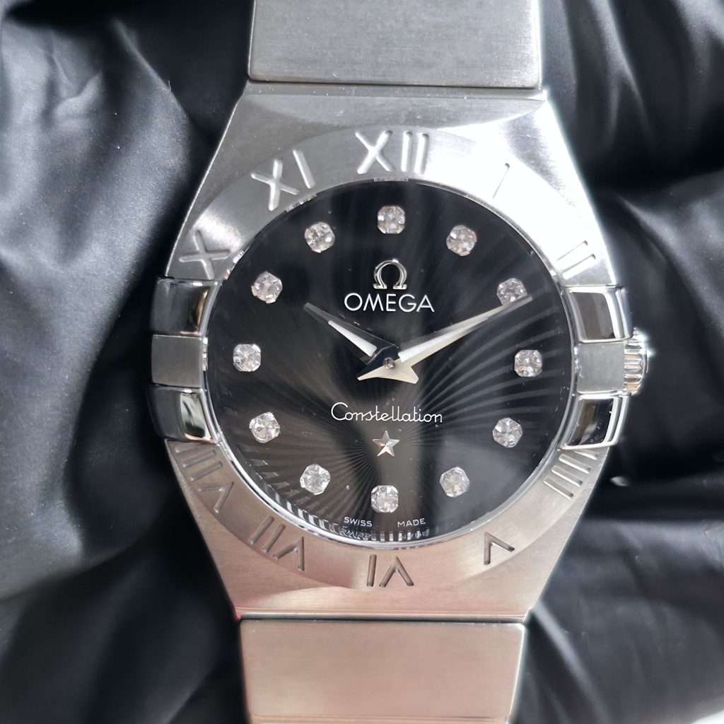 OMEGA コンステレーション 123.10.24.60.51.001 ブラック×ダイヤ 高価買取いたしました