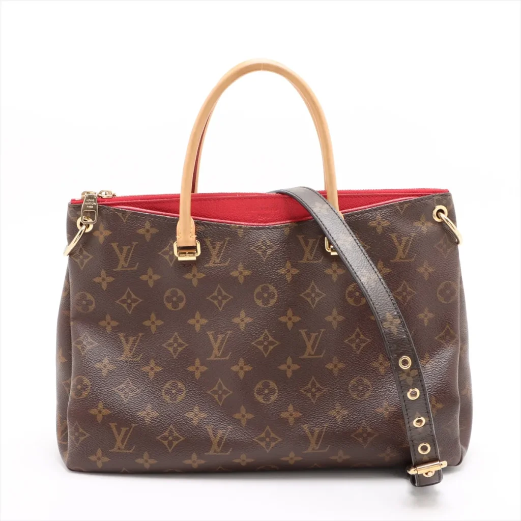 LV パラス M41175 ブラウン×レッド