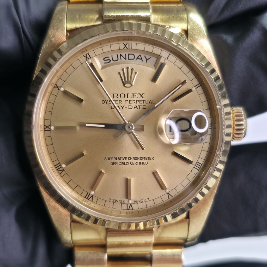 ROLEX デイデイト 18038 750YG 高価買取いたしました