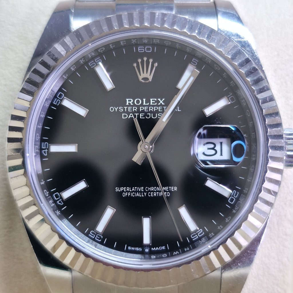 ROLEX デイトジャスト 126334 ブラック文字盤 2019 高価買取いたしました
